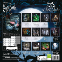 Kalender 2026 Corpse Bride - Wandkalender 30x30 cm