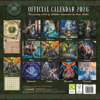 Kalender 2026 Anne Stokes - Wandkalender 30x30 cm