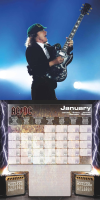 Kalender 2026 AC/DC - Wandkalender 30x30 cm