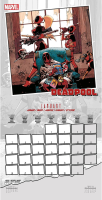 Kalender 2026 Deadpool - Wandkalender 30x30 cm