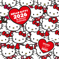 Kalender 2026 Hello Kitty - Wandkalender 30x30 cm