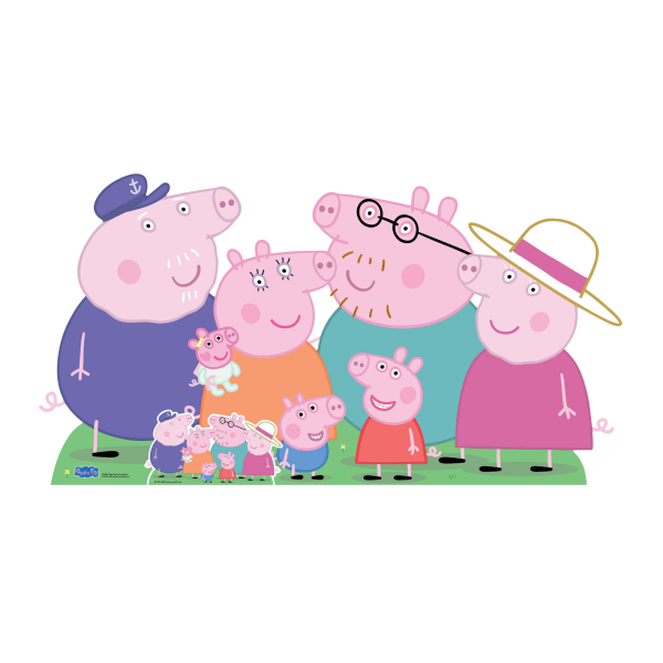 Peppa Pig - Familie - Pappaufsteller 91x171