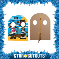 Piraten Freunde - Fotowand Stand In - Pappaufsteller 103x120 cm