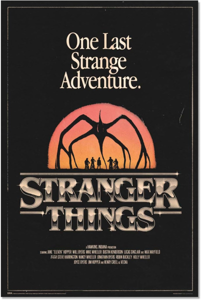 Stranger Things - Staffel 5 - Adventure - Poster 61x91,5 cm