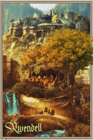 Lord of the Rings - Fondcombe - Rivendell  - Poster...