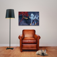 Solo Leveling - Junwoo vs Igris - Poster 61x91,5 cm