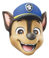 Paw Patrol - Chase - Maske - 30x20 cm