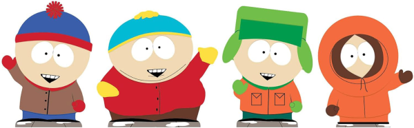 South Park - 4er Set Tischdekoration