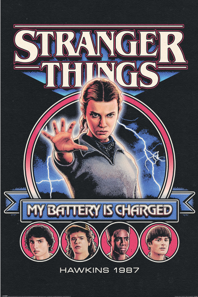 Stranger Things - Staffel 5 - My Battery - Poster 61x91,5 cm