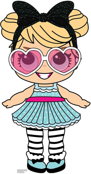 Glamour Püppchen - Pappaufsteller - 47x86 cm