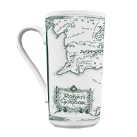 Lord of the Rings - White Map - Grande Mug
