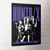 K-Pop - Huntr/x World Tour - Miniposter 40x50 cm