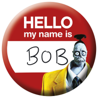 Beetlejuice - My Name is Bob - Button Badge