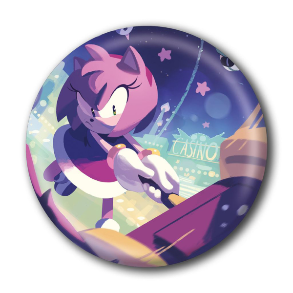 Sonic the Hedgehog - Amy Rose - Button Badge