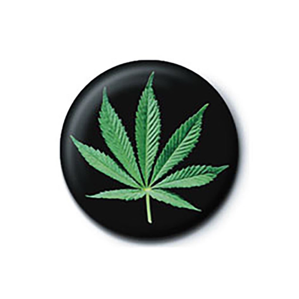 Cannabis Leaf - Button Badge
