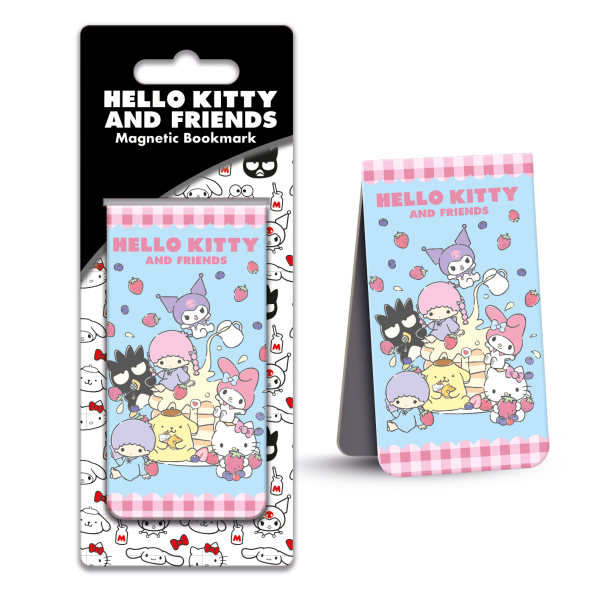 Hello Kitty & Friends - Blue - magnetisches Lesezeichen