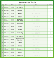 Fussball WM 2026 Spielplan - 61x91,5 cm