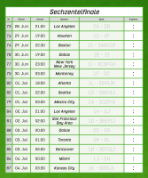 XXL Fussball WM 2026 Planer mit Playoffs - 100x140  cm