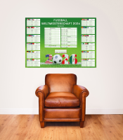 XXL Fussball WM 2026 Spielplan - 100x140  cm