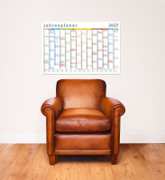 MB 13 - Jahresplaner 2027 - Wandplaner Kalender Poster Druck - 91,5x61 cm gerollt
