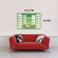 Soccer World Cup 2026 – XXL Wall Planner (61x91,5 cm)