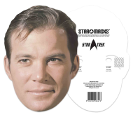 Captain Kirk William Shatner Star Trek- Maske - 30x20 cm