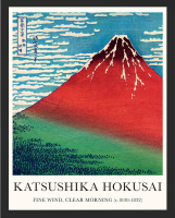 Hokusai - Mount Fuji - Miniposter 40x50 cm