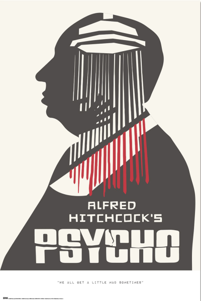 Alfred Hitchcock - Psycho - Poster 61x91,5 cm