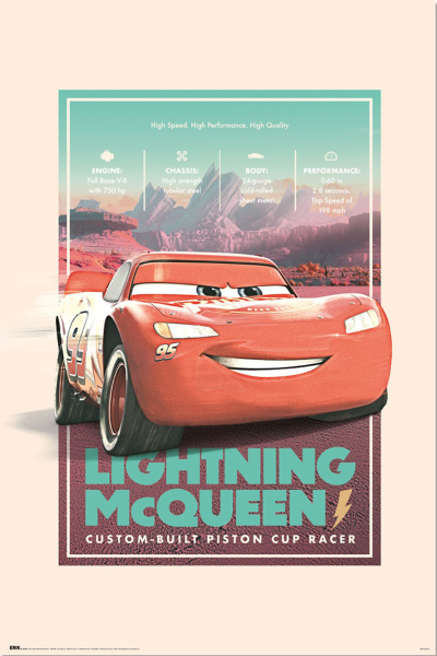 Cars - Lightning - Poster 61x91,5 cm
