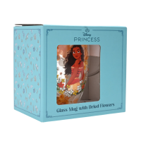 Prinzessinnen Blumendesign - Vaiana  - Teeglas