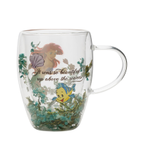Prinzessinnen Blumendesign - Arielle - Teeglas