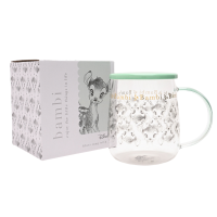 Bambi  - Glastasse mit Deckel - Classic Collectable