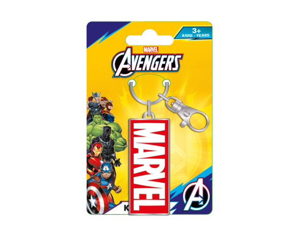 Marvel - Schriftzug - Metall Keyring