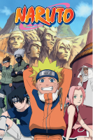Naruto - Mountains - Poster 61x91,5 cm