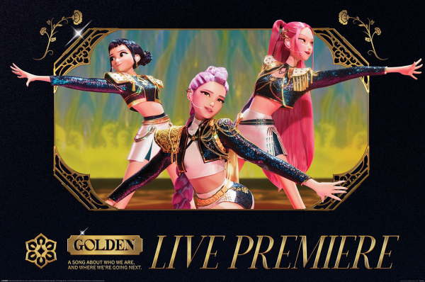 K-Pop Demon Hunters - Golden Live - Poster 61x91,5 cm