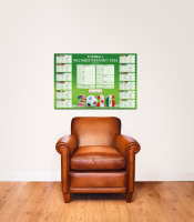 Fussball WM 2026 Planer - 61x91,5 cm