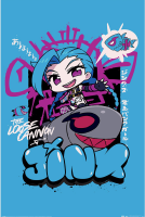 League of Legends - Chibi Jinx - Poster 61x91,5 cm