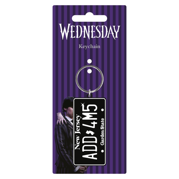 Wednesday - Licence Plate - Keyring