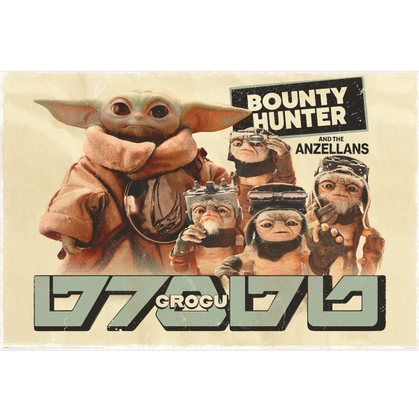 Mandalorian & Grogu - Bounty Hunters - Poster 61x91,5 cm