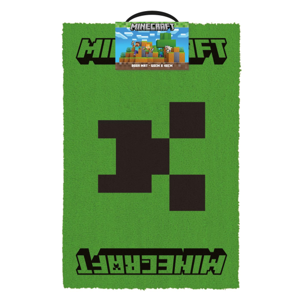 Minecraft - Creeper Face - Kokos Fußmatte - 60 x 40 cm