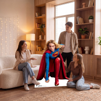 Supergirl - Crouch - Pappaufsteller  - 94x134 cm