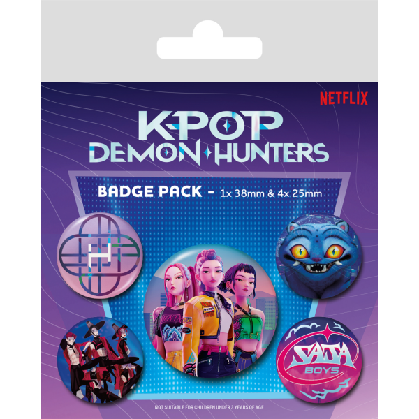 K-Pop Demon Hunters - Button Set