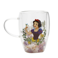 Prinzessinnen Blumendesign - Schneewittchen  - Teeglas