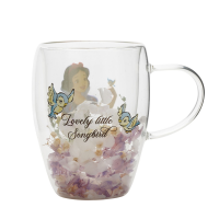 Prinzessinnen Blumendesign - Schneewittchen  - Teeglas