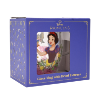 Prinzessinnen Blumendesign - Schneewittchen  - Teeglas
