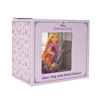 Prinzessinnen Blumendesign - Rapunzel - Teeglas