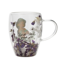 Prinzessinnen Blumendesign - Jasmin - Teeglas