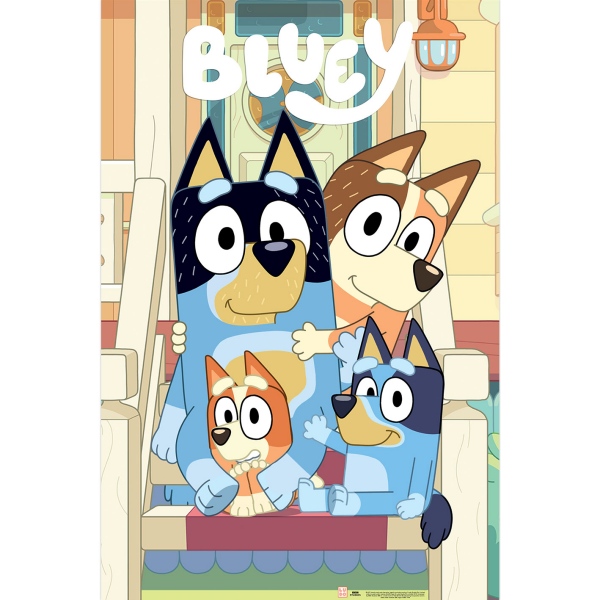 Bluey - Line Up - Poster 61x91,5 cm