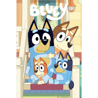 Bluey - Line Up - Poster 61x91,5 cm