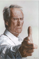 Sebastian Kruger - Clint Eastwood - Poster 61x91,5 cm